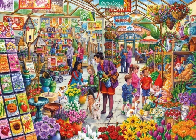 Puzzle Ogrodnicza radość 1000 elementów GIBSONS