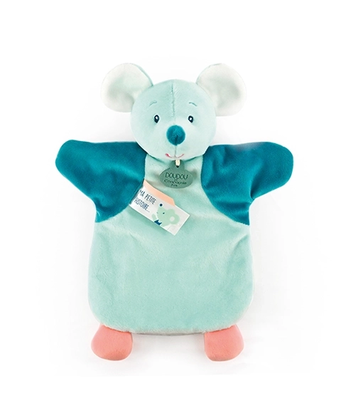 Doudou Pluszowy pacynka myszka 25 cm