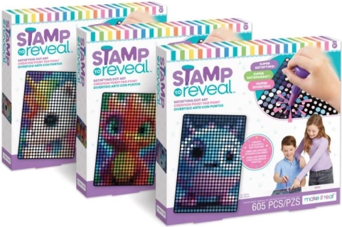 zestaw stemplowy Stamp to Reveal – satysfakcjonująca kropkowana sztuka dla dzieci