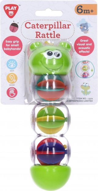 Grzechotka Gąsienica dla Dzieci 22 cm