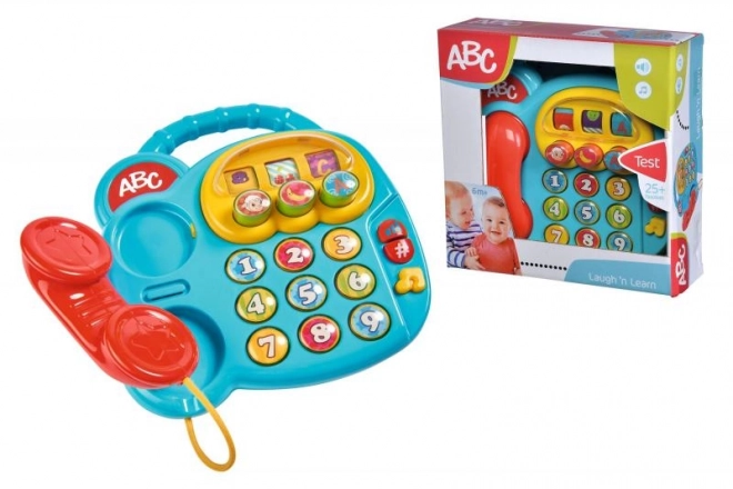 Interaktywny telefon dla niemowląt ABC