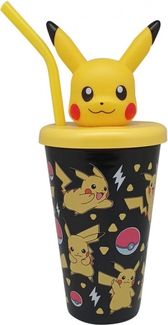 Dziecięcy bidon Pokémon 450 ml ze słomką KiDS Licensing