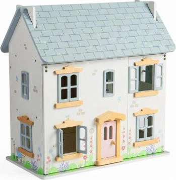 Drewniany letni domek dla lalek BIGJIGS TOYS