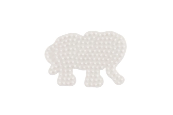 Podkładka na koraliki do prasowania Hama MIDI słoń, pingwin, piesek plastik 3 sztuki na karcie 12x18x3cm