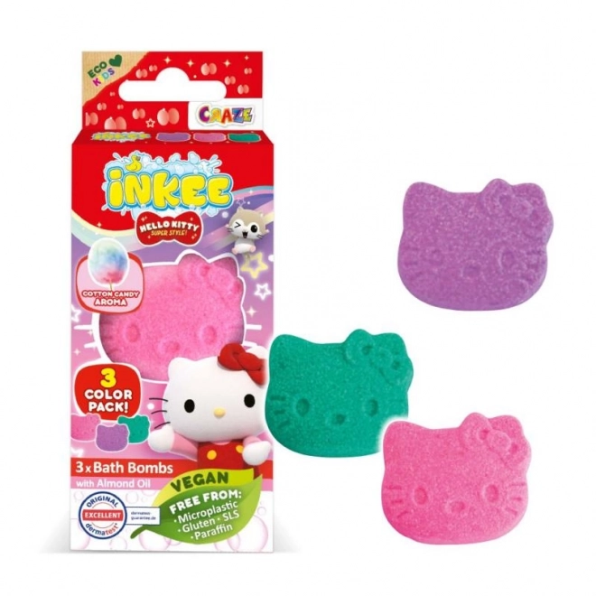 INKEE - Mini zestaw musująca bomba - Hello Kitty