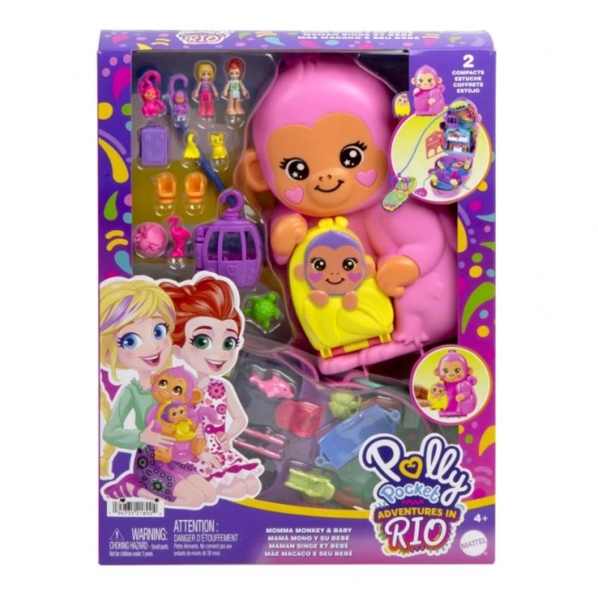Polly Pocket Przygody w Rio - Małpki