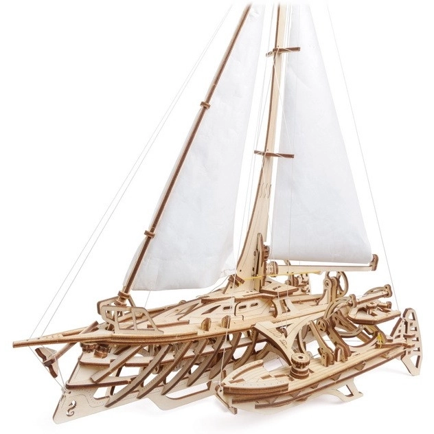 Ugears 3D puzzle - Jacht Trimaran Merihobus 237 elementów