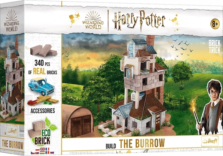 Klocki Brick Trick Harry Potter – Nora rodziny Weasleyów z prawdziwych cegieł