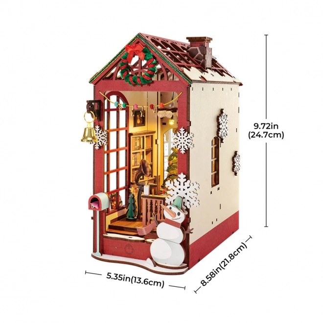 Świąteczna podpórka na książki 3D puzzle