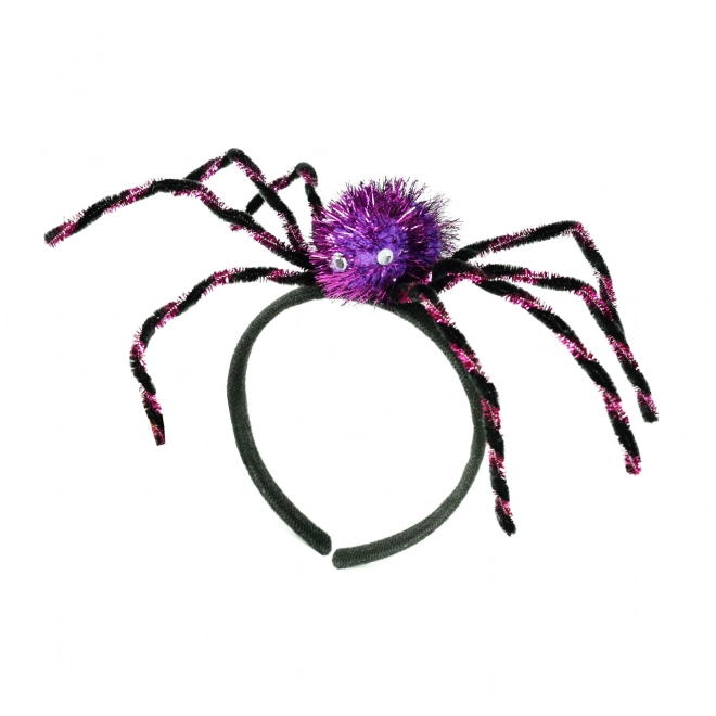 Opaska Halloweenowa z pająkiem