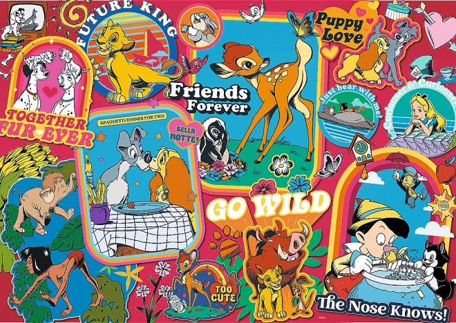 Puzzle 500 elementów DISNEY na przestrzeni lat
