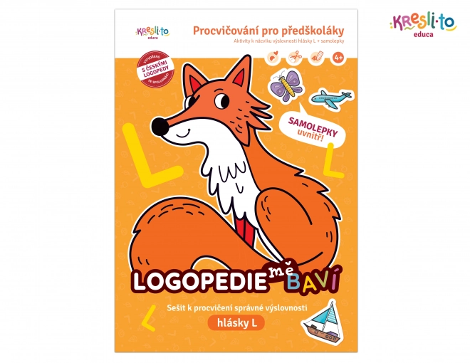 Logopedia mnie bawi - Głoska L z naklejkami