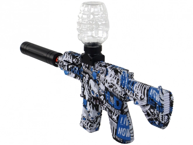 Broń Wodny pistolet oraz Niebieskie kulki wodne