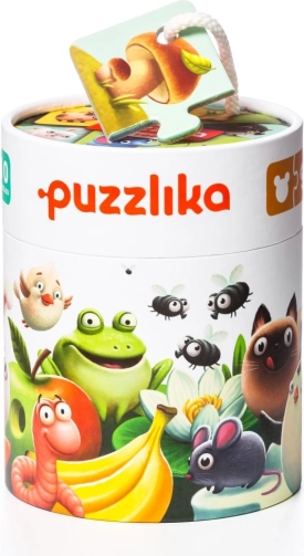 Dziecięce edukacyjne puzzle Moje jedzenie – co jedzą zwierzęta (20 elementów)