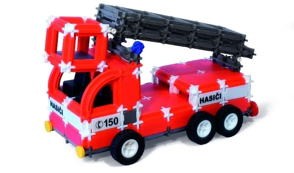 Zestaw SEVA TRANSPORT Strażacy plastik 545 elementów w pudełku 35x33x5cm