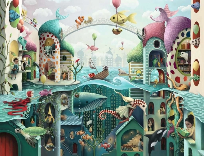 Ravensburger puzzle 2000 elementów – If Fish Could Walk