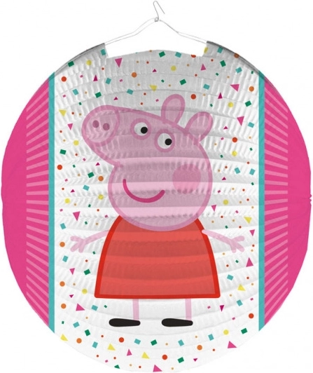 Okrągły lampion z motywem PEPPA PIG