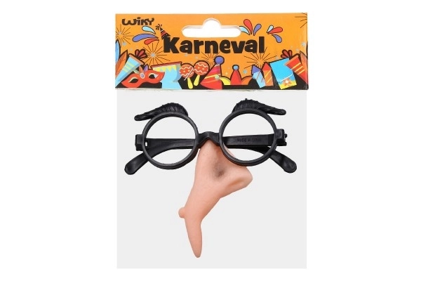 Zestaw karnawałowy - czarownica (nos + okulary)