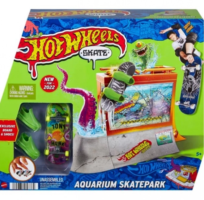 Zestaw do zabawy Hot Wheels Skatepark Aquarium