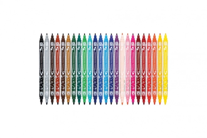 Dwustronne markery Superstars Duo 24 sztuk