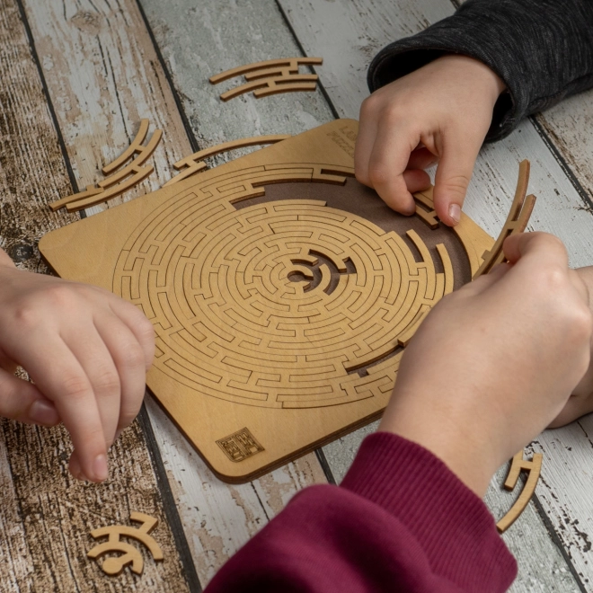 EscapeWelt Drewniane puzzle Labirynt
