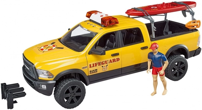 Bruder Dodge RAM straż przybrzeżna z ratownikiem i akcesoriami