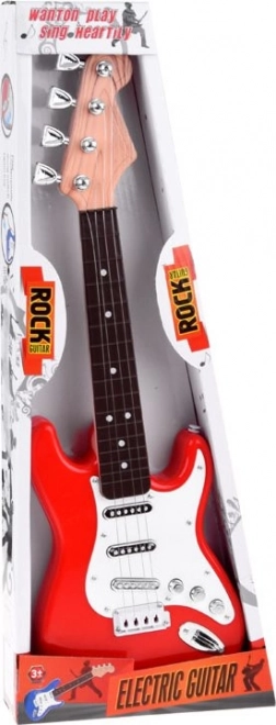 Elektryczna gitara dziecięca z rockowym brzmieniem – Niebieska