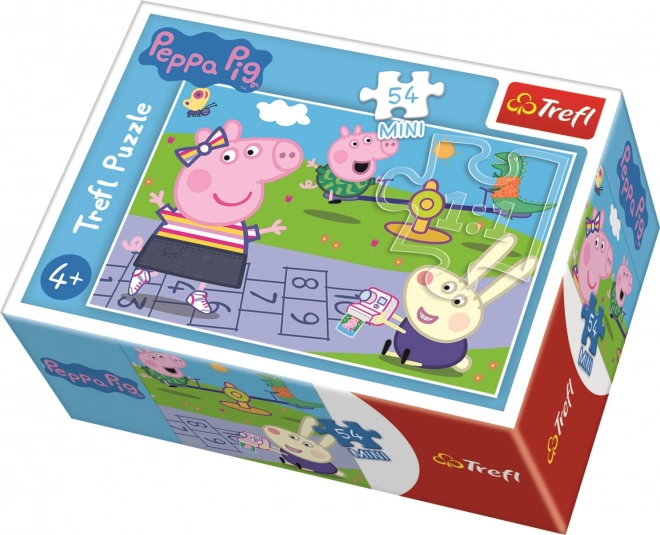 Minipuzzle Świnka Peppa - 54 elementów