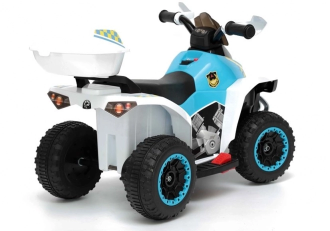 Ładowalna czterokołowa GTS1188-A Policja Biała