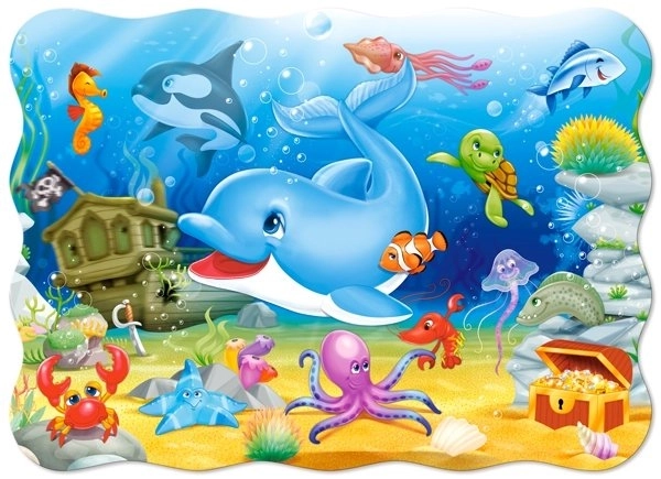 Puzzle 30 elementów Podmorscy Przyjaciele