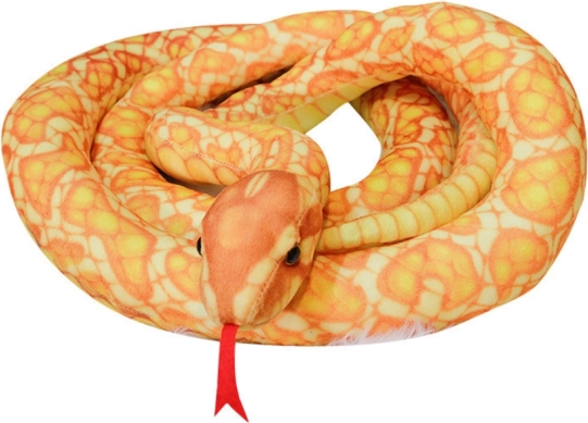 Pluszowy Wąż Złoty 110 cm