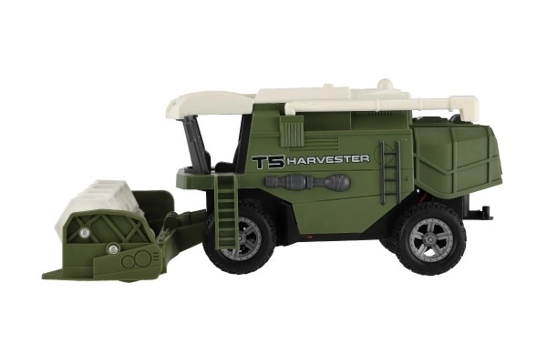 Kombajn/ezačka RC plastik 22cm 27MHz na baterie z światłem 2 rodzaje w pudełku 30x21x12cm