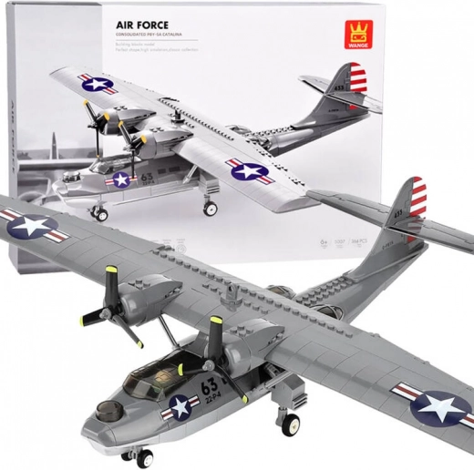 Klocki samolotu PBY-5A CATALINA – wojskowy bombowiec, 364 elementy
