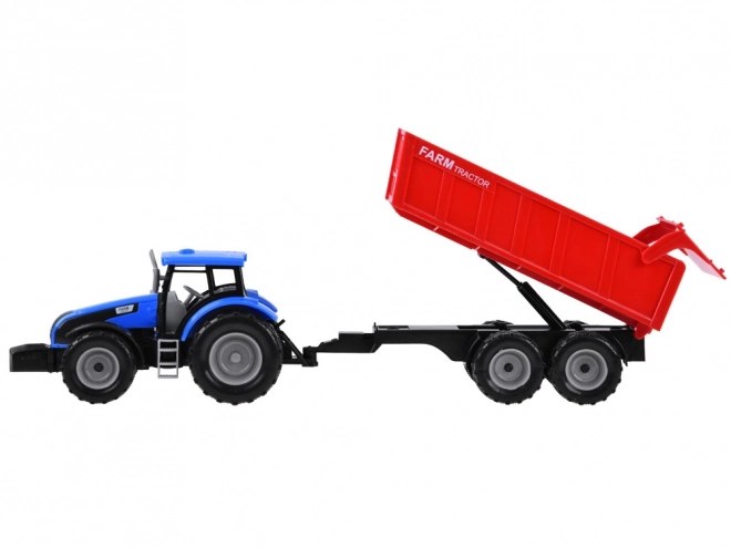 Traktor z przyczepą