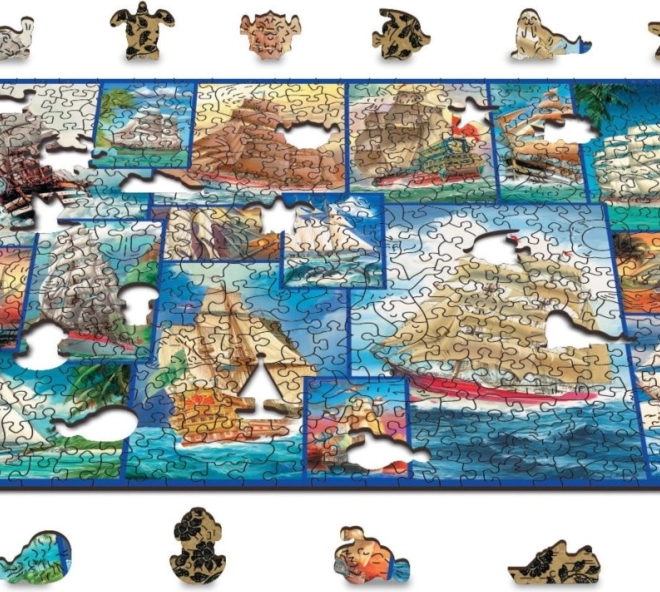 Dwustronne Puzzle 2w1