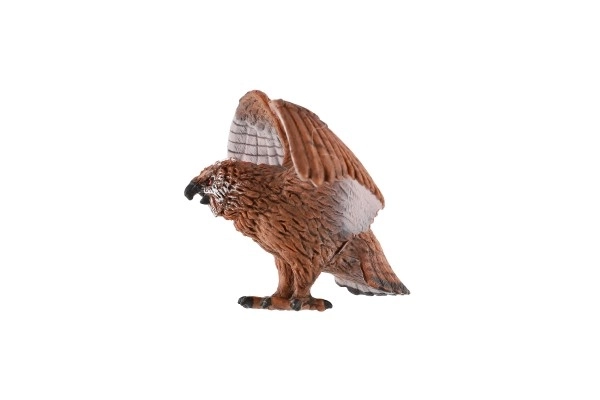 Puchacz wielki zabawkowy plastik 11 cm w woreczku