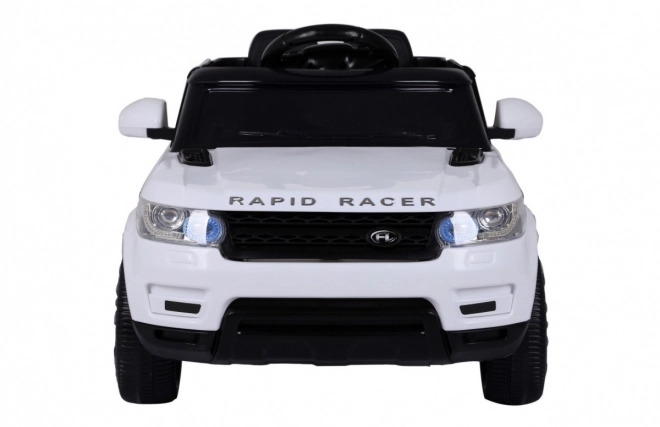 Elektryczne autko Land Rapid Racer białe