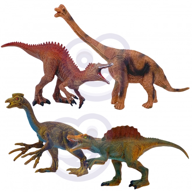 Zestaw dinozaurów XL z podkładem