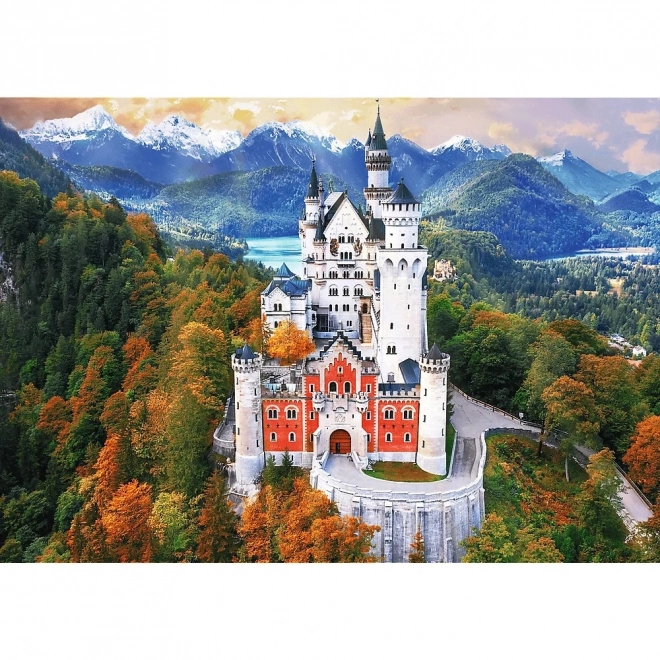 TREFL Puzzle Premium Plus Photo Odyssey: Zamek Neuschwanstein 1000 elementów