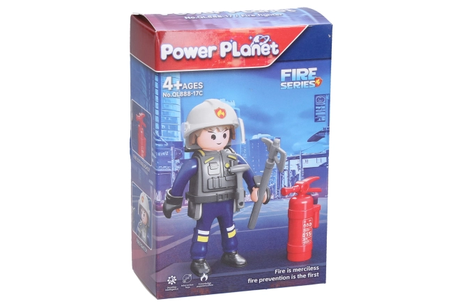 Figurka strażacy klocki 7 cm