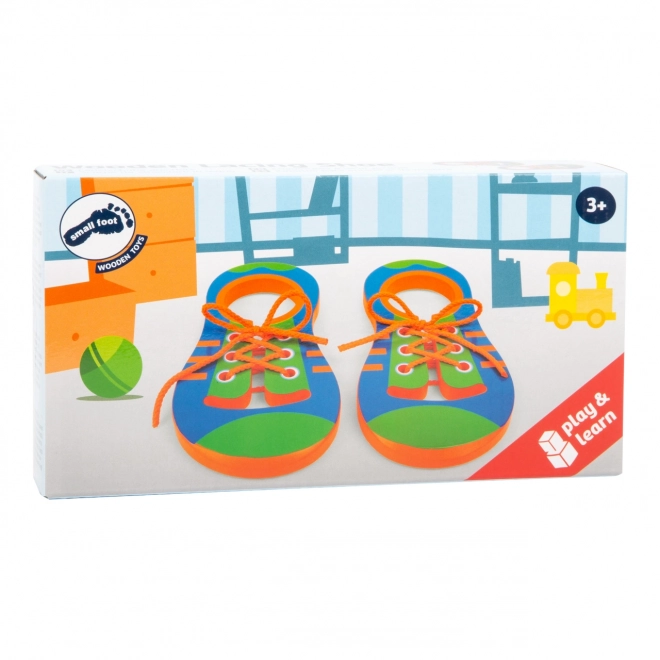 Small Foot Gra Zawiąż sznurowadło Para butów