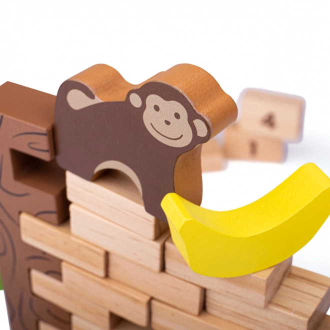 Bigjigs Toys Drewniana gra motoryczna Kosmiczne dżungla