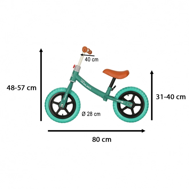 Rower dziecięcy - rowerek biegowy Trike Fix Balance – Turkusowy