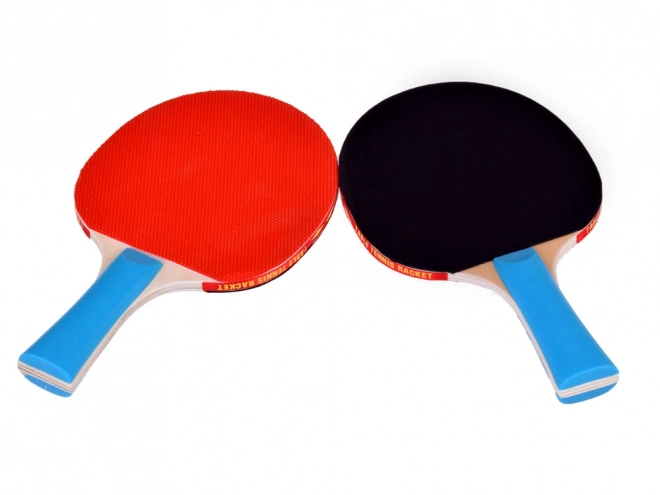 Drewniane paletki do ping-ponga z piłeczkami