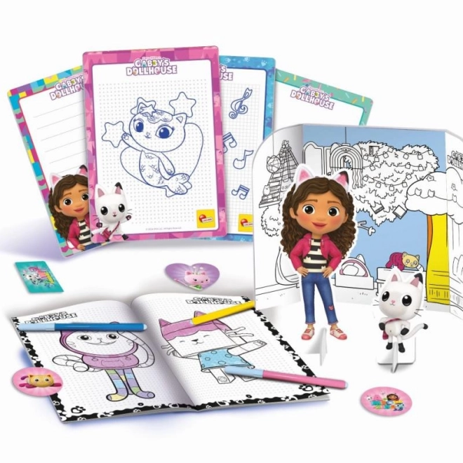 Plecak Gabby's Dollhouse z kreatywnym zestawem