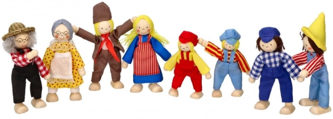 Goki Figurki do domku rodzina z farmy