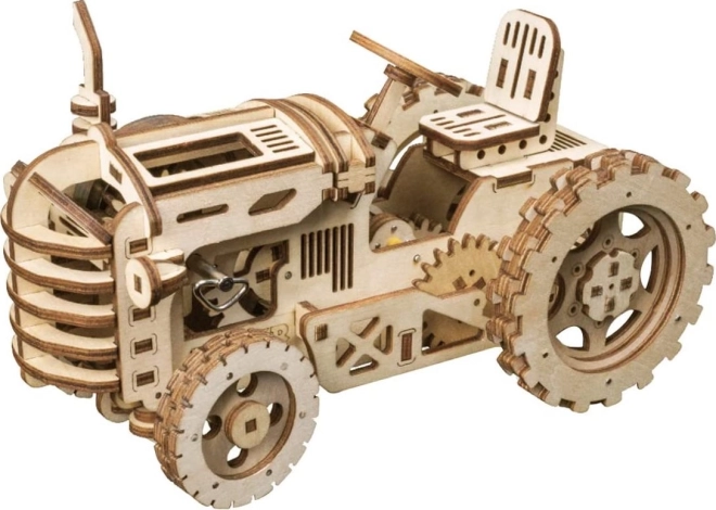 RoboTime 3D drewniane mechaniczne puzzle Traktor