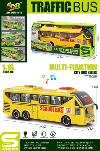 Szkolny autobus 1:16 żółty