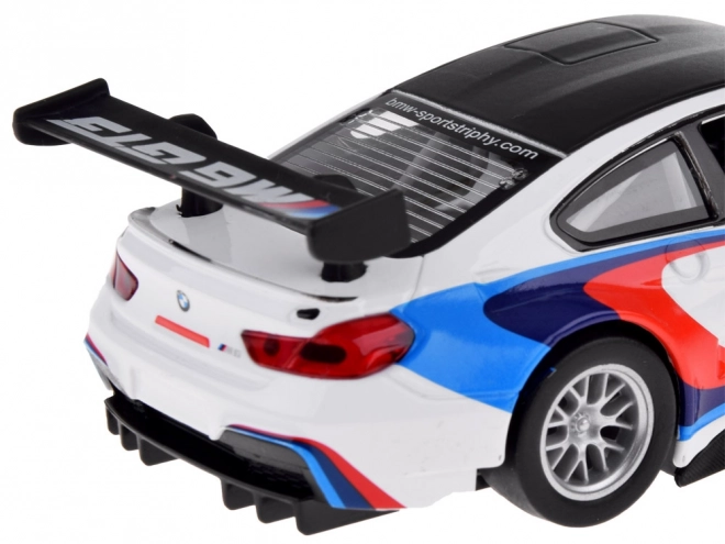 Metalowy model sportowego samochodu BMW M6 GT3