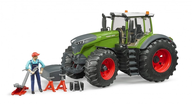 Bruder Traktor Fendt 1050 Vario z mechanikiem i narzędziami warsztatowymi 1:16
